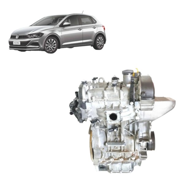 Motor Parcial Volkswagen Polo 1.0 12v Virtus 2018 2021
