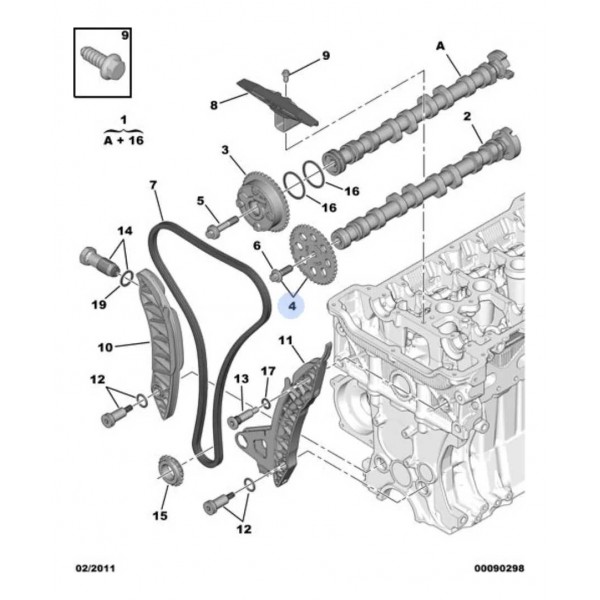 Engrenagem Corrente Motor Thp Peugeot 208 2022 1682802680