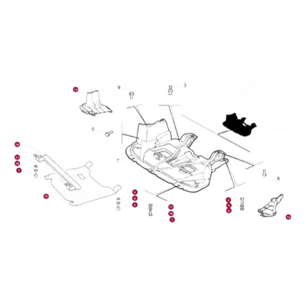Protecao Lateral Polia Correia Fiat Doblo Original 51848359