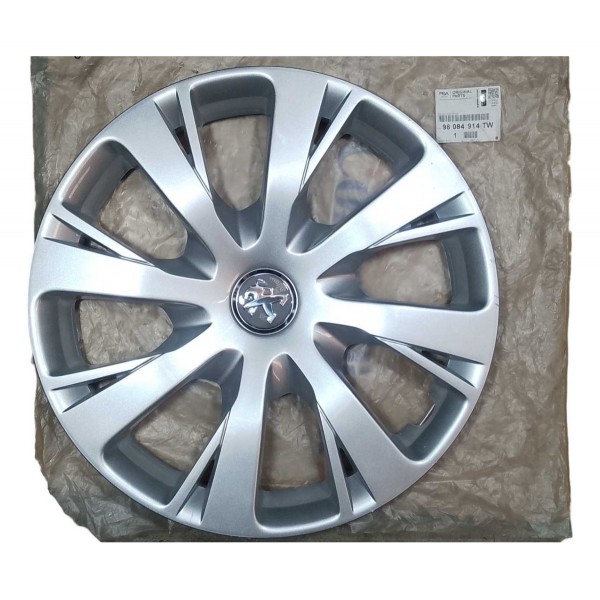 Calota Roda Aro 15 Peugeot 208 98084914tw Original Novo