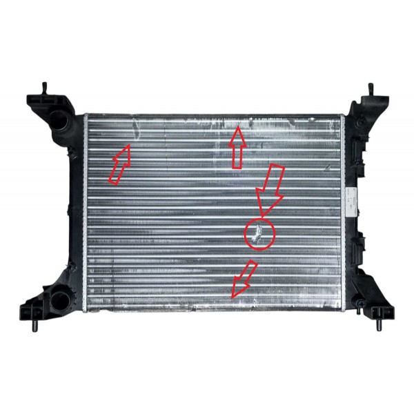 Radiador Fiat Uno Mobi 1.0 2011 2018 52032187 Denso Detalhe