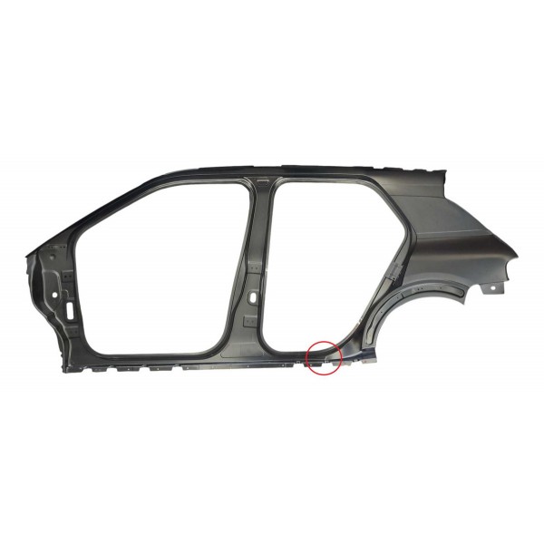 Retalho Painel Lateral Citroen C4 Cactus 2018 2021 Direito