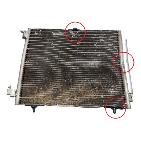 Condensador Ar Condicionado Peugeot 208 2016 2022 Detalhe