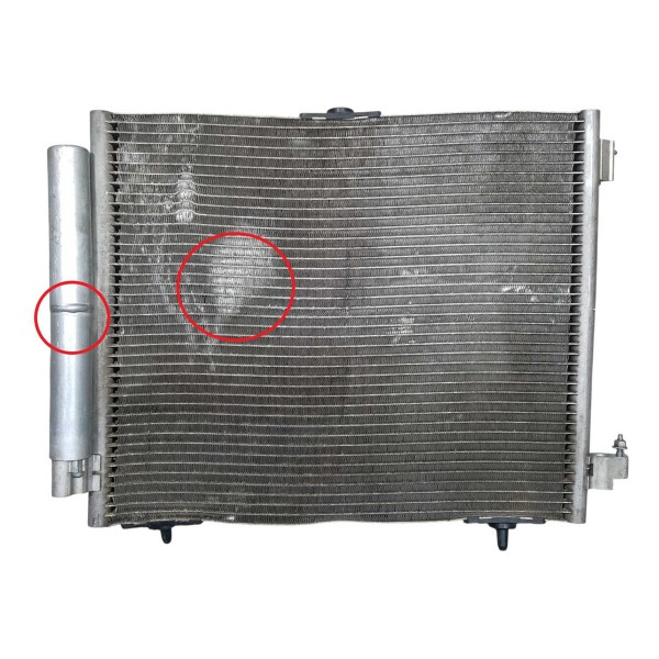 Condensador Ar Condicionado Peugeot 208 2016 2022 Detalhe