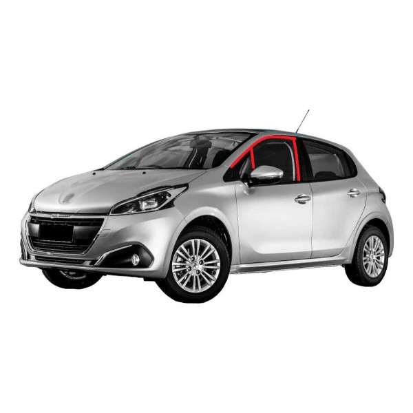 Guarnicao Vidro Dianteiro Peugeot 208 2017 Esquerdo