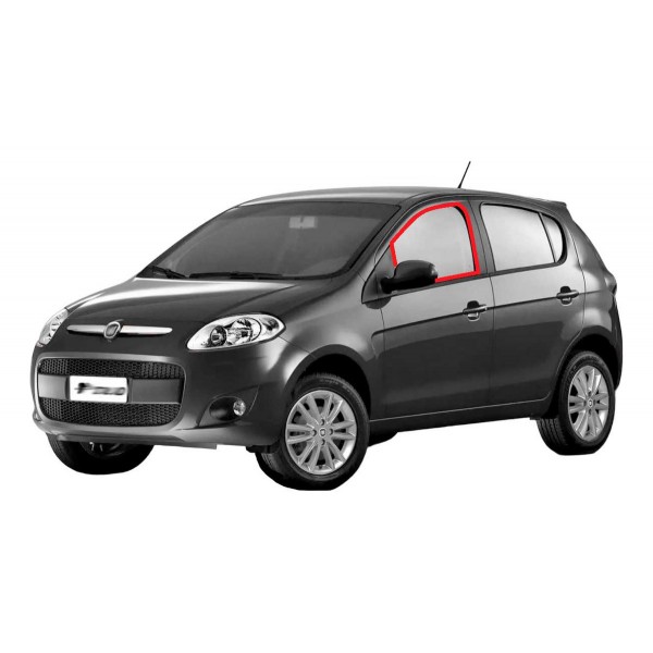 Guarnicao Vidro Dianteiro Palio Sporting 1.6 2014 Esquerdo Preto