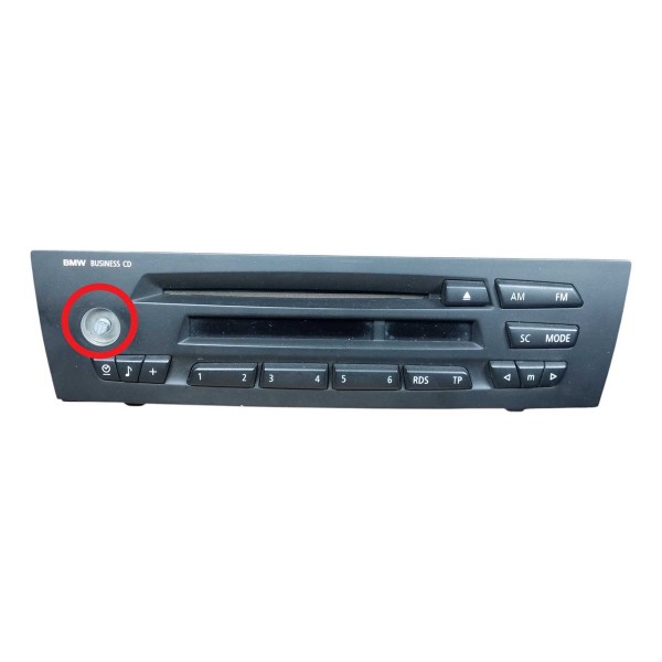 Radio Cd Player Bmw 118i 2009 Detalhe