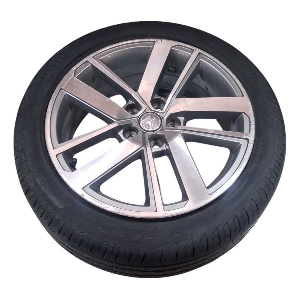 Roda Avulsa Aro 16 5x100 Vw Fox Run 1.6 Msi 2016 5z0601025bc Cinza