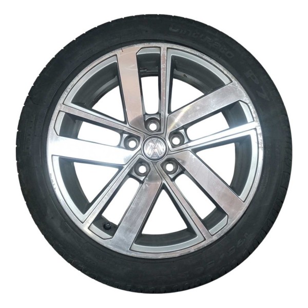 Roda Avulsa Aro 16 5x100 Vw Fox Run 1.6 Msi 2016 5z0601025bc Cinza