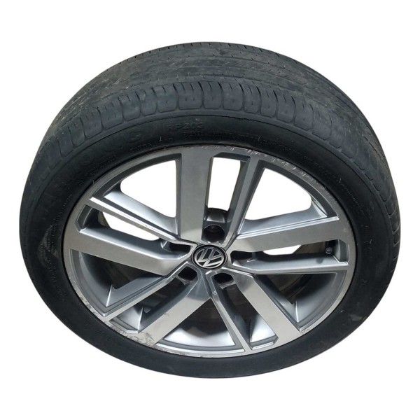 Roda Avulsa Aro 16 5x100 Vw Fox Run 1.6 Msi 2016 5z0601025bc Prateado