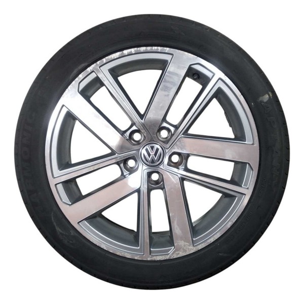 Roda Avulsa Aro 16 5x100 Vw Fox Run 1.6 Msi 2016 5z0601025bc Prateado