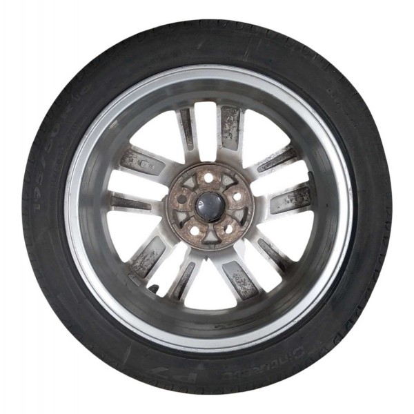 Roda Avulsa Aro 16 5x100 Vw Fox Run 1.6 Msi 2016 5z0601025bc Prateado