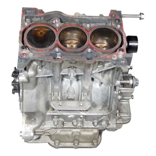 Motor Parcial Bloco Ea211 Vw Polo Confortline 2020 1.0 12v