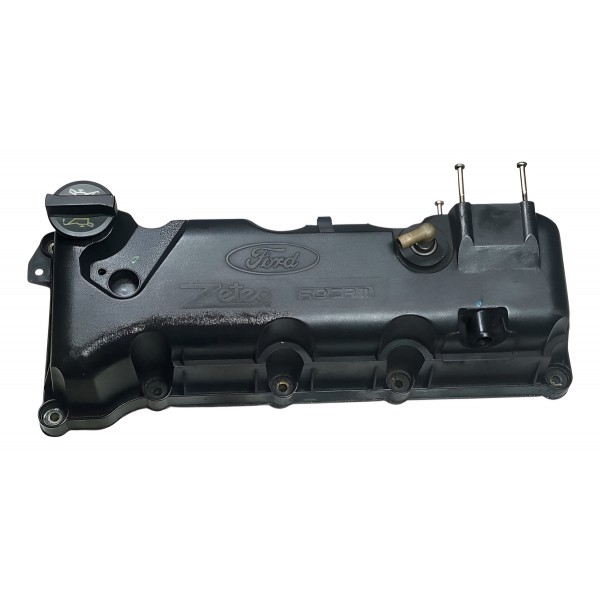Tampa Valvula Motor Zetec Ford Ka 1.0 16v 2009 2s6c6m293c1a Prateado