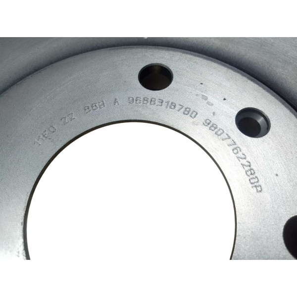 Disco Freio Solido Dianteiro Peugeot 208 Active Pack 1.2