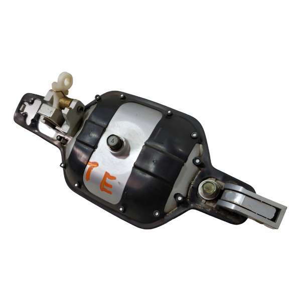 Macaneta Porta Traseira Mitsubishi Pajero Full 2006 Esquerda Prateado