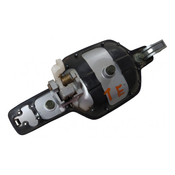 Macaneta Porta Traseira Mitsubishi Pajero Full 2006 Esquerda Prateado