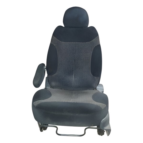 Banco Dianteiro Citroen C3 Exclusive 1.6 16v 2012 Esquerdo - Preto