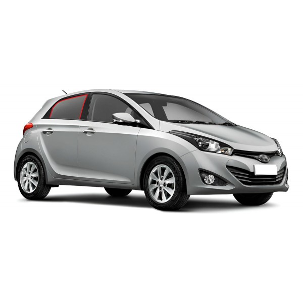 Guarnicao Vidro Traseiro Hyundai Hb20 1.0m 2014 Direito Preto