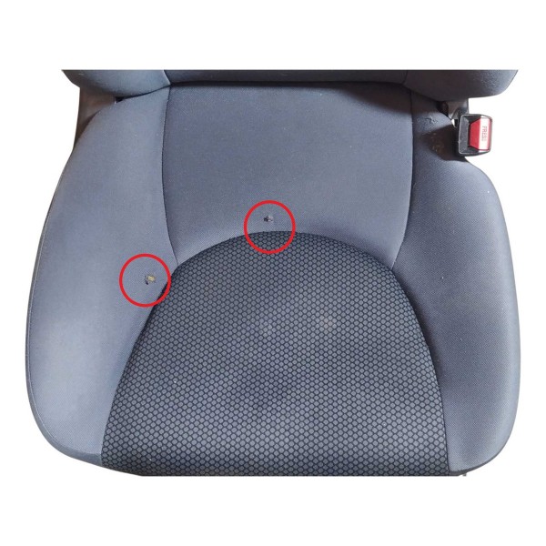 Banco Dianteiro Direito Honda Fit Lxl 2007 Detalhe - Cinza