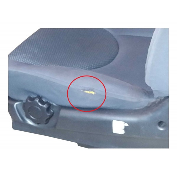 Banco Dianteiro Esquerdo Honda Fit Lxl 2007 Detalhe - Cinza