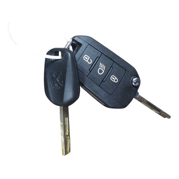 Miolo Chave Cilindro Comutador Peugeot 208 1609893180 Verde-escuro