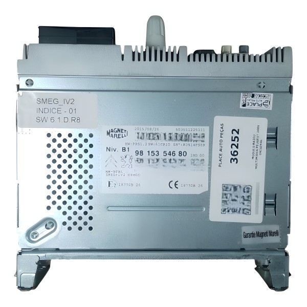 Modulo Multimidia Smeg+iv2 Citroen C3 9815354680