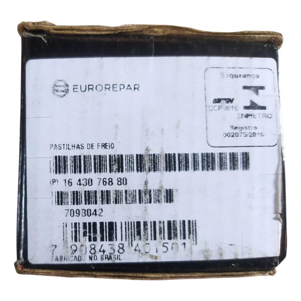Pastilha Freio Dianteiro Citroen C3 1.5 8v 2014 1643076880