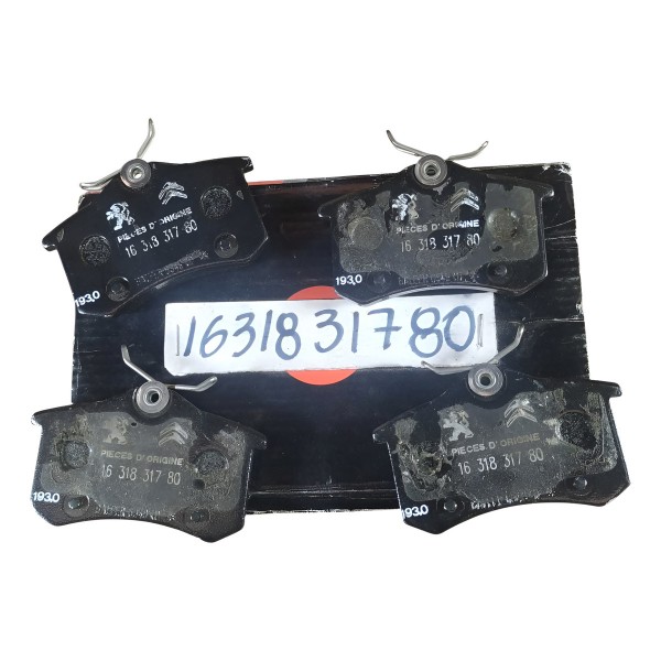 Pastilha Freio Traseiro Peugeot 307 1631831780 Girling