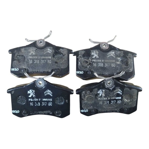 Pastilha Freio Traseiro Peugeot 307 1631831780 Girling