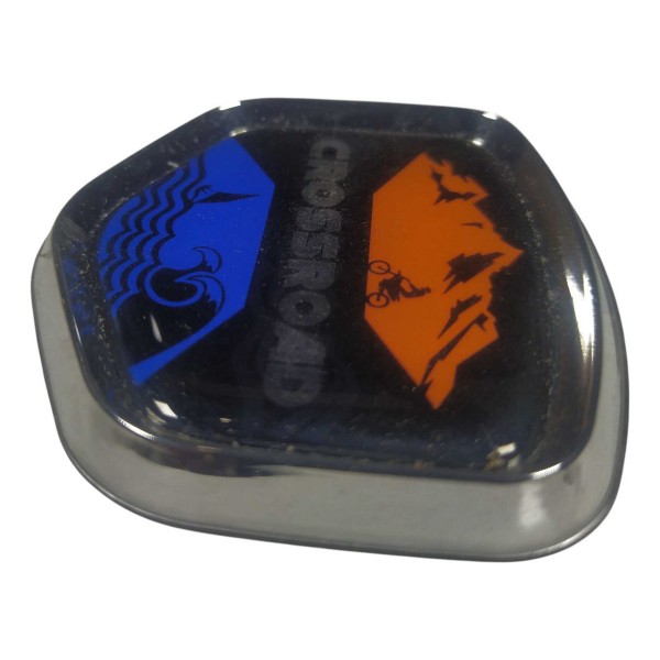 Emblema Adesivo Traseiro Crossroad Fiat Strada 50290080 Preto