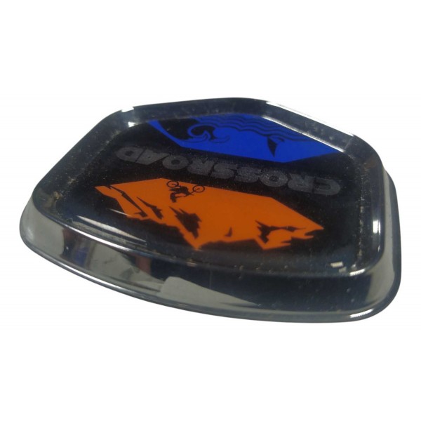 Emblema Adesivo Traseiro Crossroad Fiat Strada 50290080 Preto