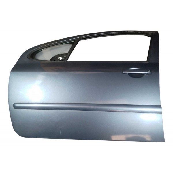 Porta Dianteira Esquerdo Peugeot 307 Sedan 2007 Cinza Fer - Dianteira - Esquerdo - Cinza