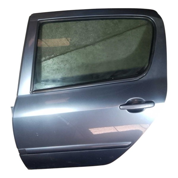 Porta Traseira Esquerdo Peugeot 307 Sedan 2007 Cinza Fer