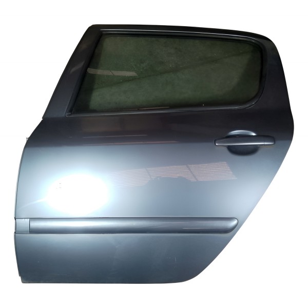 Porta Traseira Esquerdo Peugeot 307 Sedan 2007 Cinza Fer