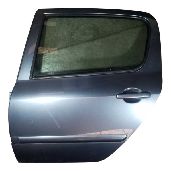 Porta Traseira Esquerdo Peugeot 307 Sedan 2007 Cinza Fer