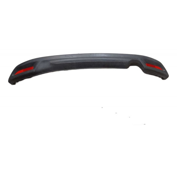 Spoiler Aplique Parachoque Traseiro Honda City Ex 1.5 2013 - Preto