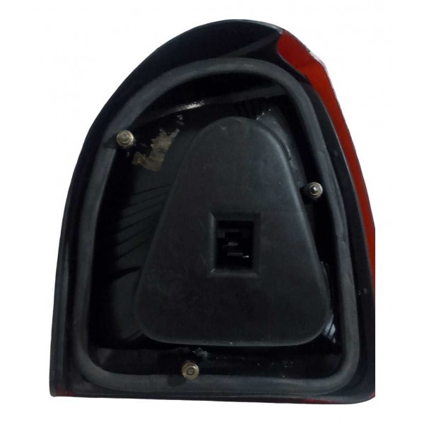 Lanterna Traseira Esquerda Volkswagen Gol Bola 2001 Detalhe Esquerdo/motorista Vermelho