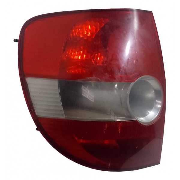 Lanterna Traseira Esquerdo Volkswagen Fox 2005 Esquerdo/motorista Vermelho
