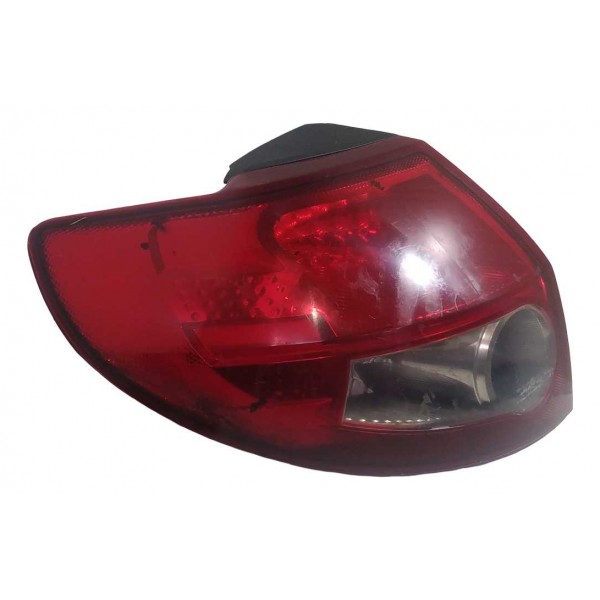Lanterna Traseira Esquerdo Ford Ka 2009 Detalhe Esquerdo/motorista Vermelho