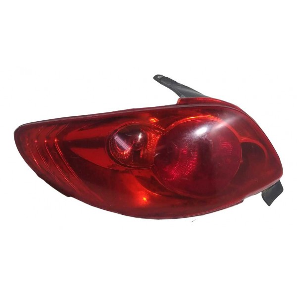 Lanterna Traseira Esquerdo Peugeot 206 2005 Esquerdo/motorista Vermelho