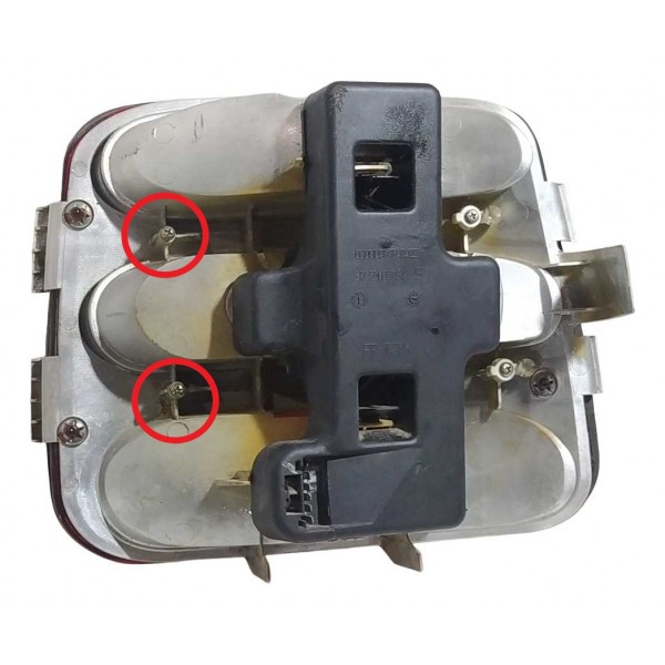 Lanterna Traseira Esquerdo Fiat Brava 2000 Carello Detalhe Esquerdo/motorista Vermelho