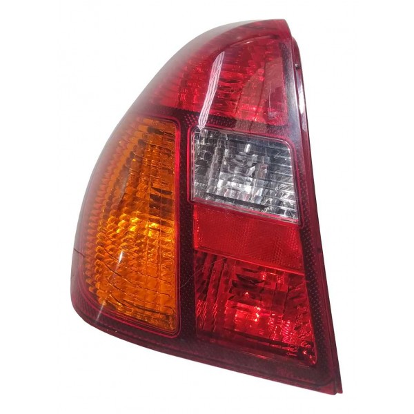 Lanterna Traseira Esquerdo Renault Clio Sedan 2000 Detalhe Esquerdo/motorista Vermelho