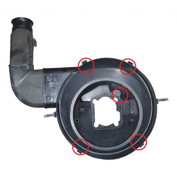 Caixa Filtro Ar Ford Escort Xr3 Cht 1.6 Original Detalhe