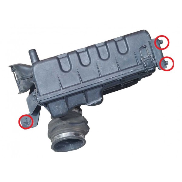 Caixa Filtro Ar Ford Ka 2009 3s559600ab Detalhe