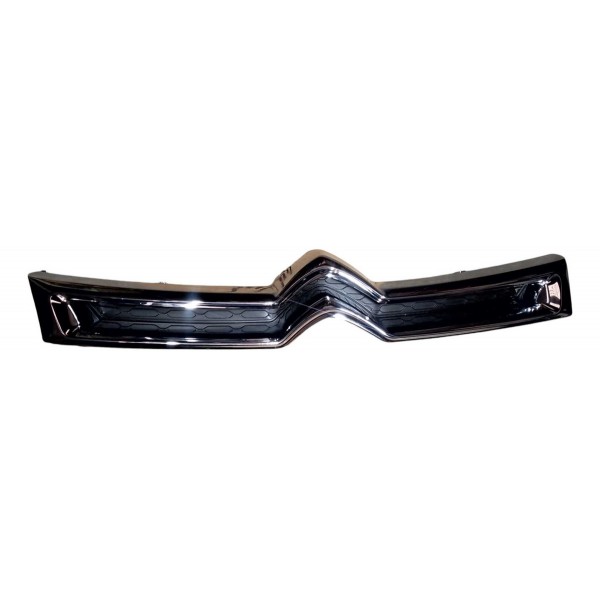 Friso Moldura Grade Radiador Citroen C3 2013 2019 Detalhe Prateado