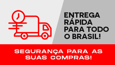 Entregamos para todo o Brasil. Entrega rápida e segura para as suas compras